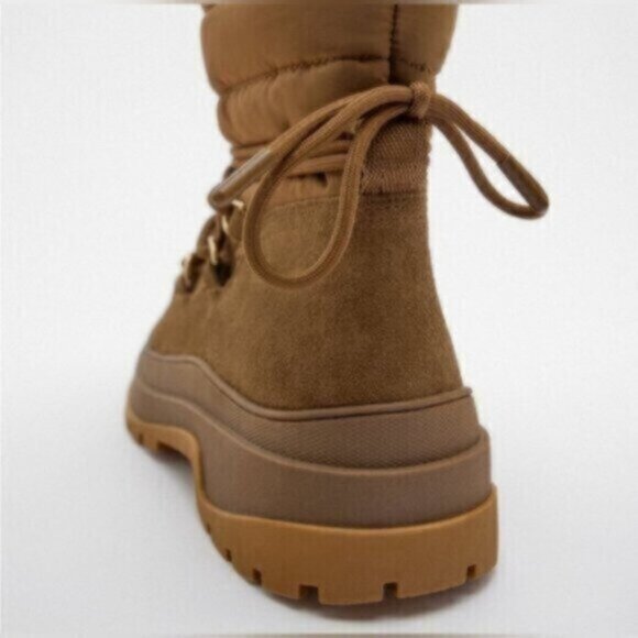 ZARA Puffer Boots Sz 6.5 NWT - Picture 5 of 6